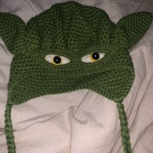 yoda knitted handmade hat